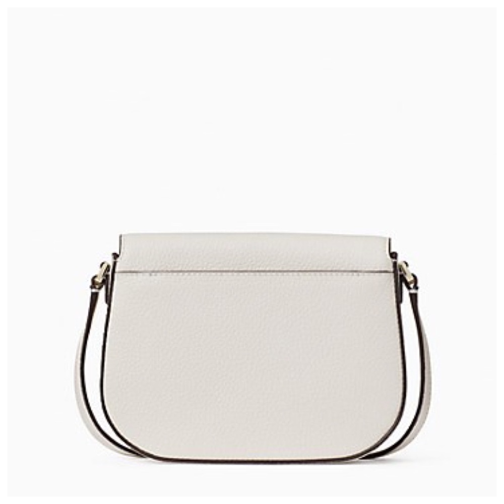 Kate Spade leila mini flap crossbody in parchment - Picture 8 of 10